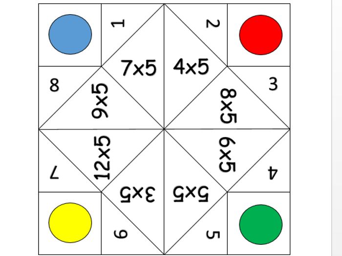 5 periods desk fortune teller printable image relating to Printable Fortune Teller titled 5 moments desk fortune teller printable